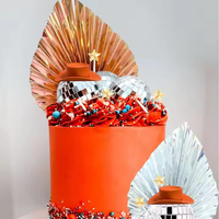 Fournitures de décoration de gâteaux Cowboy Disco Party Cake Ball Set fausses boules pour les formes numériques