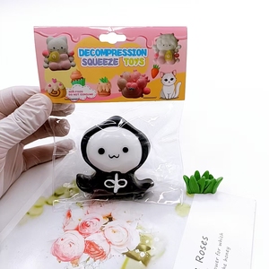 Jouet anti-stress en TPR souple en forme de chauve-souris pour Halloween, à rebond lent, jouet sensoriel Taba Squishy pour enfant, vente en gros - Product Image 5