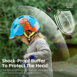 Casco de Bicicleta Multicolor para Niños WEST BIKING, Cómodo, Ligero, Ajustable, Plegable e Integrado - Product Image 5