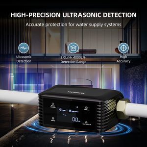 Multi-funzione Wifi App rilevatore di perdite di acqua allarme sensore di acqua Smart Monitor con Auto spegnimento valvola di rilevamento perdite di acqua - Product Image 3