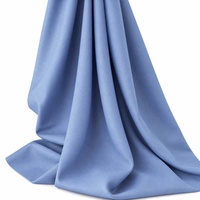 Tissu en lin imitation acétate 135 GSM, simple face, 100 % polyester, tissé, pour vestes, robes et pantalons pour femmes, largeur 150 cm