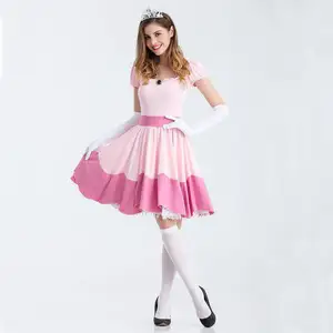 <span class=keywords><strong>Disfraz</strong></span> de <span class=keywords><strong>princesa</strong></span> melocotón para adulto de lujo, <span class=keywords><strong>disfraz</strong></span> de fiesta de <span class=keywords><strong>princesa</strong></span> melocotón para <span class=keywords><strong>mujer</strong></span>, disfraces de Halloween - Product Image 5