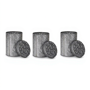 Unique Storage Canister for <b>Kitchen</b> Metal Home <b>Kitchen</b> <b>Decoration</b> Luxury Canister Planter Container for Coffee & Sugar - Product Image 1