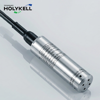 Capteur de niveau de liquide hydrostatique submersible en acier inoxydable Holykell 4-20mA IP68 pour réservoirs d'eau