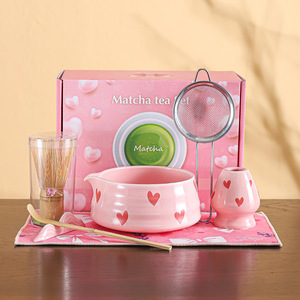 Juego de Batidores de Matcha Modernos a Precio de Mayoreo, 4 Piezas, Accesorios de Bambú, Tazón de Cerámica para Matcha, Kit para Cafetería, Logotipo Personalizado - Product Image 4