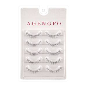 Pestañas Qingdao JIUYAN de Marca Privada, Tira Rusa con Banda Invisible Transparente C/D para Pestañas de Visón Sintético Superfinas, 3D Multicapa - Product Image 5