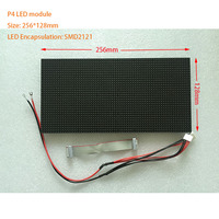 Indoor P4 RGB LED-Modul 256*128mm 16S SMD LED-Displays 64*32 Hub75 Vollfarbige LED-Tafel P3 P5 P6 P10 LED-Matrix Shenzhen Lager