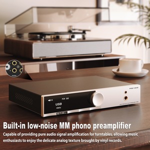 SML AS400 Hi-Res DAC khuếch đại công suất Tai nghe AMP Hỗ trợ <span class=keywords><strong>Bluetooth</strong></span> USB quang đồng trục mm Vinyl Phono khuếch đại Bộ giải mã âm thanh - Product Image 2