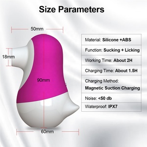 G Spot Clitoral Sucking Vibrator, Licking Tongue Vibrator Sex Yoys for Women Nipple <strong>Breast</strong> Stimulator Adult Masturbator - Product Image 5