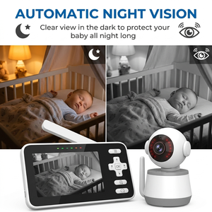 <strong>Best</strong> Seller Audio <strong>Baby</strong> <strong>Monitor</strong>, <strong>Baby</strong> Cry Detector &amp; Two‑way Talk Perfect for Nursery &amp; Home Care - Product Image 5