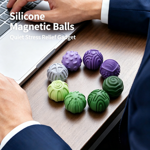 <span class=keywords><strong>Bola</strong></span> Magnética de Silicona para Dedos, un Juguete Relajante e Inteligente para Aliviar la Ansiedad de los Trabajadores de Oficina - Product Image 2