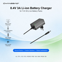 Chargeur de batterie Li-ion 8,4 V 3 A pour balayeuse, Water Tech Pool SPA, gants chauffants, pistolet de massage, chargeur de batterie lithium 2S 7,4 V 8,4 V