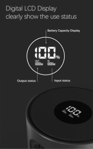 พาวเวอร์แบงค์พกพา 555WH ชาร์จเร็ว PD 300W USB C ที่ชาร์จโทรศัพท์มือถือ บางเฉียบ พาวเวอร์แบงค์ขนาดเล็ก สำหรับ <span class=keywords><strong>iPhone</strong></span> Samsung เหมาะสำหรับการเดินทาง - Product Image 6