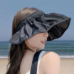 Summer Unisex Adjustable Wide Brim Silk Screen Printed Adult Sun Hat Anti UV Sunscreen Bucket Hat Daily Outdoor Beach Cap - Product Image 4