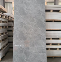 Panel de Decoración de Pared de PVC Moderno, Impermeable e Ignífugo, con Revestimiento UV, Lámina de Mármol para Escaleras y Baños