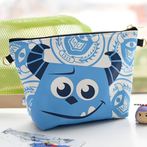 กระเป๋าซิปสะพายข้างหนัง PU พิมพ์ลายการ์ตูนน่ารักขนาดเล็ก - Product Image 4