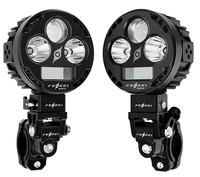 Ferei MT30V2 Phare auxiliaire de moto à 4 lentilles, projecteur intelligent en alliage, système d'éclairage avant/arrière, garantie 2 ans
