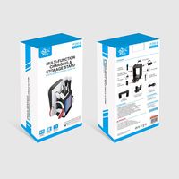 Support de stockage tout-en-un pour PS5 UHD & DE Console Ventilateur de refroidissement Chargeur multifonction pour manette PS5 Accessoires de jeu