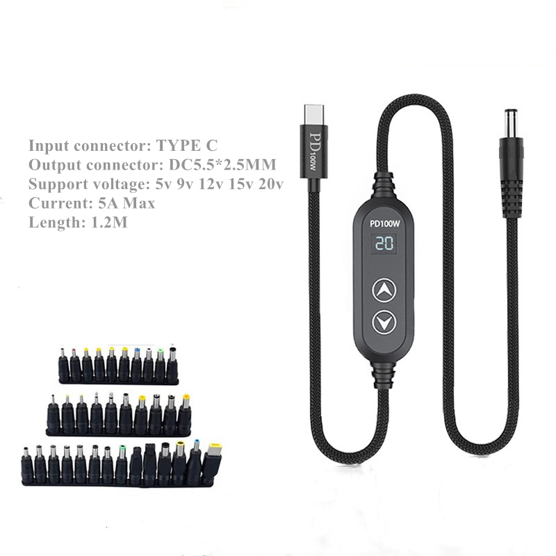 Black - with 34 adapters