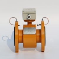 Medidor de Flujo Electromagnético 4-20mA RS485 Modbus, Medidor de Flujo de Agua Digital para Tratamiento de Aguas Residuales, Líquido Industrial