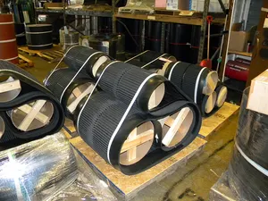 STK BELTING Heavy Duty Rubber Filtration Belts For Power Plant