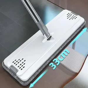 Fábrica al por mayor 360 Magic Microfiber Mop Bucket Set Hands-Free Rectangle Single Steel Pole Bucket para la limpieza del coche - Product Image 5