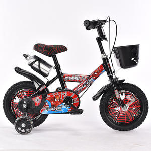 <span class=keywords><strong>Bicicleta</strong></span> Infantil Spider-Man de 12/<span class=keywords><strong>14</strong></span>/16 Pulgadas con Neumáticos, Cuadro de Acero, Pedales Ordinarios y Ruedas de Entrenamiento para Niños y Niñas - Product Image 2