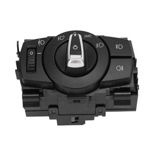 61319169406 Nouveaux interrupteurs de commande de phares en ABS pour BMW Série 1 Série 3 X1 Voitures 2008-2012 - Product Image 1