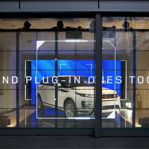 HD trong suốt đầy đủ màu sắc thủy tinh dẫn Màn hình hiển thị cửa sổ trong nhà hiển thị P3.91-7.81 <span class=keywords><strong>video</strong></span> độ nét cao - Product Image 2