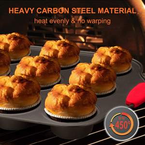 Juego de utensilios para hornear antiadherentes, 10 Uds., juego para hornear, utensilios de cocina y utensilios para hornear, bandeja para cupcakes, Mini molde para pasteles - Product Image 4