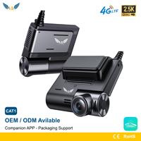 VIEVGUARB T221 Cámara para Coche con Visión Nocturna, Sensor G, Monitor de Estacionamiento, Grabación en Bucle, Control por App, WiFi, Lente Única, 4G LTE, Nube, 2.5K
