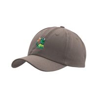 Casquette de sport personnalisée tendance, 6 panneaux, marron, avec logo brodé de personnage de dessin animé, casquette de baseball unisexe