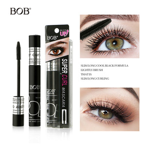 Mascara Bob Super Curl Noir Imperméable pour des Cils Longs et Courbés, Maquillage Quotidien Naturel - Product Image 1