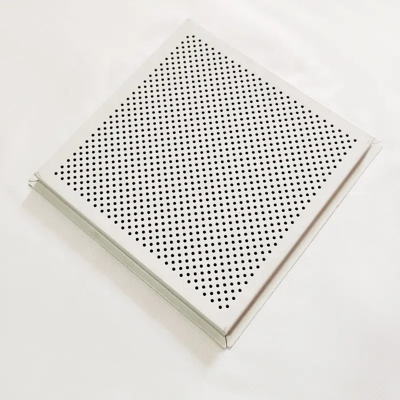메쉬 패널 타일 제작 최고의 디자인 천공 천장 금속 알루미늄 합금 필름 코팅, 스프레이 페인트 사각형 현대 0.2-5mm