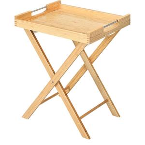 Mesa Plegable de Madera, Mesa de Noche, Diseño Minimalista, Plegable, Portátil, Muebles para Dormitorio - Product Image 2