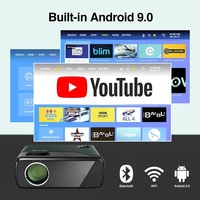 Projecteur de cinéma WiFi HD HD pour ordinateurs portables avec Google, haute qualité, OEM, vente en gros