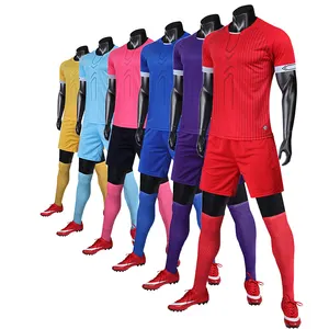 soccer jersey 2022 custom LOGO sport wear polyester breathable yellow and green color soccer uniforms set football jerseys