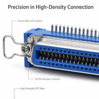 Soporte de Bloqueo Tipo Z Serie 57BR 90 °   Conector D-SUB Hembra de Ángulo Recto HD para PCB con 4 Orejas de Sujeción para Equipos de Automatización Industrial