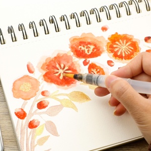 Ensemble de peinture à l'<span class=keywords><strong>aquarelle</strong></span> solide métallisée non toxique Artecho de 72 couleurs pour papier, toile, verre avec pinceau inclus - Product Image 5
