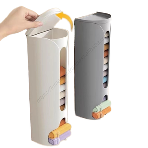 กล่องเก็บของติดผนังอเนกประสงค์สำหรับถุงเท้าและชุดชั้นใน วัสดุพลาสติก ขายส่ง ดีไซน์แบบแขวน - Product Image 1