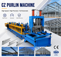 Machine de formage à froid entièrement automatique pour poutrelles en CZ, idéale pour la production de structures en acier pour entrepôts, certifiée CE - Offre Spéciale