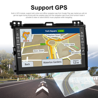 Autoradio Android Double Din 8 ''Autoradio WiFi GPS BT pour Toyota/LAND CRUISER Prado 120 2004-2009