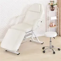 Hauteur réglable professionnel esthétique Salon meubles inclinable Portable manuel pliable Massage beauté lit chaise