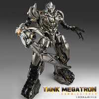 Modelo de Robot Transformer Comandante de Tanque de Aleación Ampliado, Figura de Acción King Kong, Juguete de Deformación