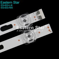 Rétroéclairage LED pour téléviseur ES-633 50TU UTILISATION pour SAMMSUNG E306084 6 PIÈCES/ENSEMBLE