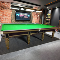Équipement de billard commercial professionnel Matériel de table de billard personnalisé TB020 Table de billard en MDF de couleur pour la compétition ou la maison