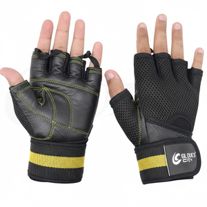 ถุงมือยกน้ำหนักยกกระชับข้อมือสำหรับ2025ถุงมือยกน้ำหนักรองรับข้อมือนิ้วโป้งแพลตตินัมออกแบบได้ตามต้องการ - Product Image 1