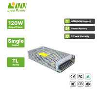 Alimentation industrielle à découpage TL-120S-12V 120W, sortie unique 12V 10A, haute efficacité, garantie 5 ans