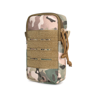 ซองหนังอเนกประสงค์แบบมีซิปกระเป๋าคาดเอวกระเป๋าโทรศัพท์มีซิปกระเป๋ากีฬายุทธวิธี - Product Image 5