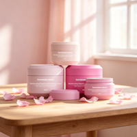 Pot en plastique PP personnalisable 10ml 15ml 30ml 50ml, options multicolores, finition électrolytique pour emballage de crème pour les yeux et baume à lèvres
